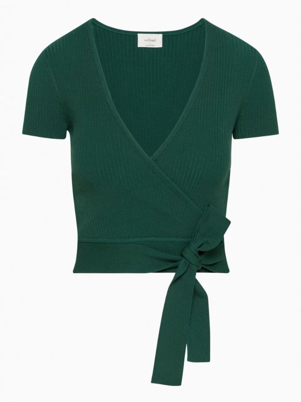 Aritzia Wilfred Green All Tied Up Sweater Size M